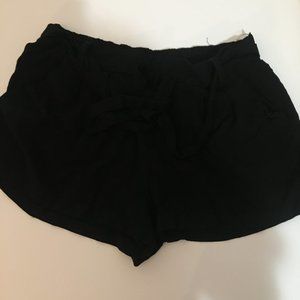 Womens soft shorts with tie